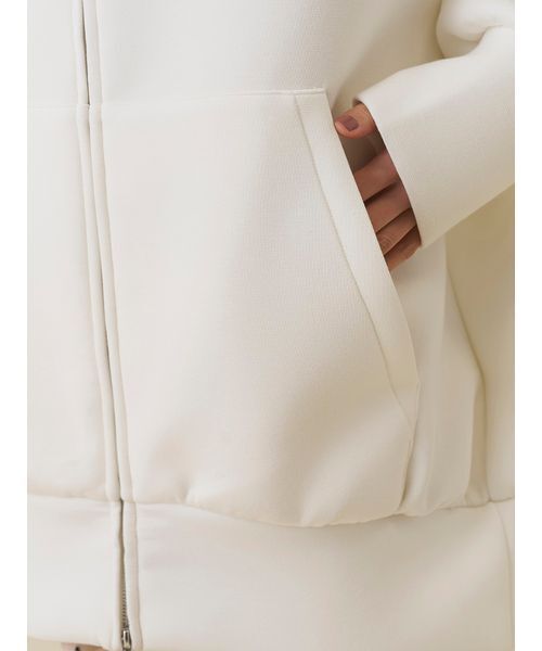 SNIDEL(スナイデル)の「ボリュームパーカーワンピース(ワンピース・レディース・ピンク/ダークグレー/アイボリー・F)」の12枚目の写真