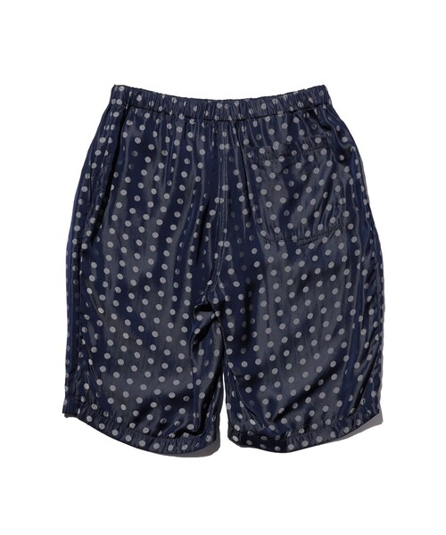 BEAMS PLUS（ビームスプラス）の「Easy Shorts Cupro Dot Pattern（その他パンツ・メンズ・イエロー/ネイビー・LARGE/MEDIUM/SMALL/X-LARGE）」の4枚目の写真