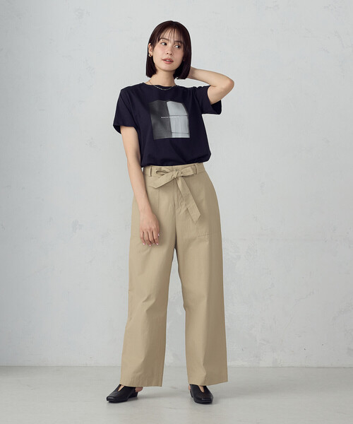 COMME CA ISM(コムサイズム)の「フォトプリント Tシャツ(Tシャツ/カットソー・レディース・アイボリー/杢グレー/ネイビー/オレンジ・SMALL/MEDIUM/LARGE)」の15枚目の写真