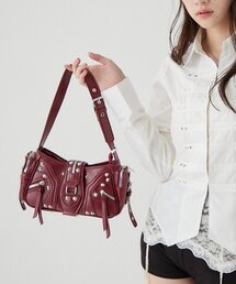 WHO'S WHO gallery | 【WEB限定】スタッズジップショルダーバッグ(ショルダーバッグ)