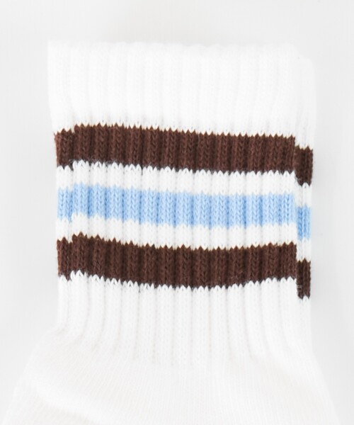 FRUIT OF THE LOOM（フルーツオブザルーム）の「【FRUIT OF THE LOOM/フルーツ・オブ・ザ・ルーム】3Pカラフルラインクルーソックス/3足パッククルーソックス/ユニセックス（ソックス/靴下・メンズ・ホワイト系その他2/ホワイト系その他・フリー）」の13枚目の写真