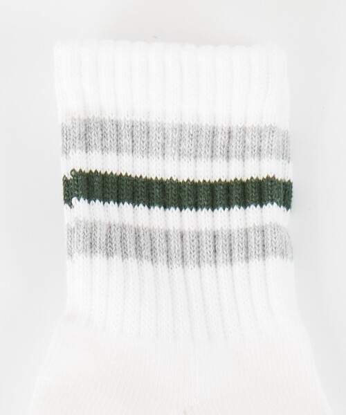 FRUIT OF THE LOOM（フルーツオブザルーム）の「【FRUIT OF THE LOOM/フルーツ・オブ・ザ・ルーム】3Pカラフルラインクルーソックス/3足パッククルーソックス/ユニセックス（ソックス/靴下・メンズ・ホワイト系その他2/ホワイト系その他・フリー）」の14枚目の写真