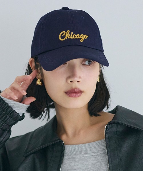 coca（coca）（コカ）の「刺繍キャップ（キャップ・レディース・ブルー/ネイビー/アイボリー・ONE SIZE）」の3枚目の写真