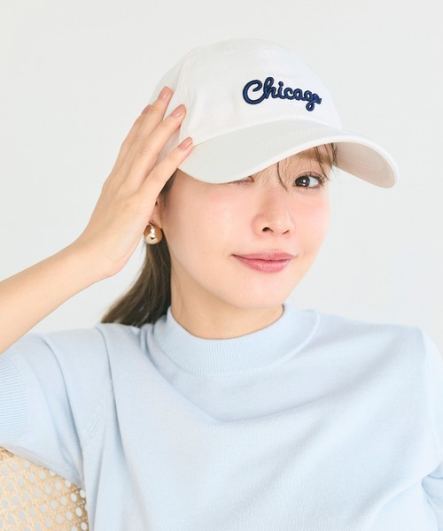 coca（coca）（コカ）の「刺繍キャップ（キャップ・レディース・ブルー/ネイビー/アイボリー・ONE SIZE）」の9枚目の写真