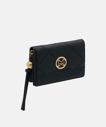 METROCITY（メトロシティ）の「Mロゴ キルティング レザー 二つ折りミニ財布 コンパクトウォレット（財布）」