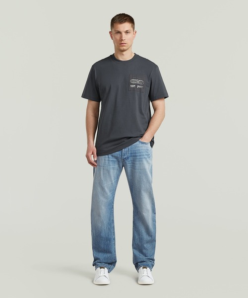 G-STAR(ジースター)の「Applique Graphic T-Shirt/アップリケグラフィックTシャツ(Tシャツ/カットソー・メンズ・グレー系その他/ホワイト・SMALL/MEDIUM/LARGE/X-LARGE/X-SMALL)」の12枚目の写真