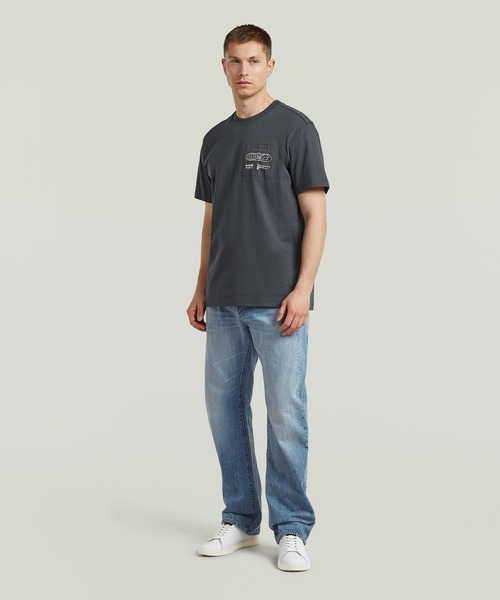 G-STAR(ジースター)の「Applique Graphic T-Shirt/アップリケグラフィックTシャツ(Tシャツ/カットソー・メンズ・グレー系その他/ホワイト・SMALL/MEDIUM/LARGE/X-LARGE/X-SMALL)」の13枚目の写真