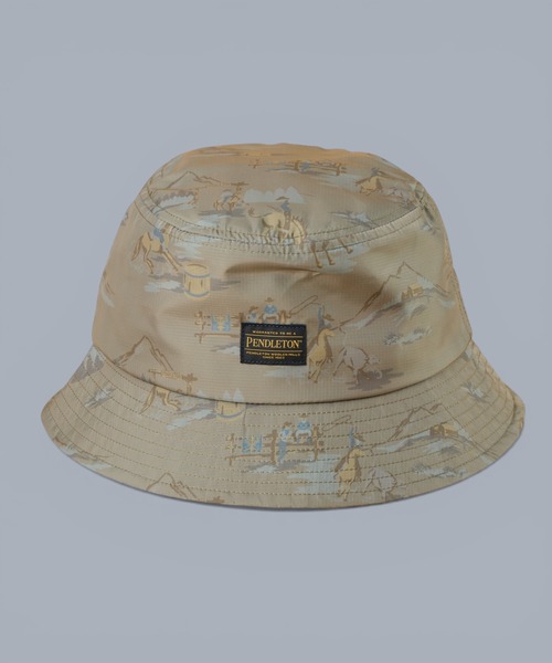 PENDLETON(ペンドルトン)の「【 PENDLETON / ペンドルトン 】ECOPET PRINT HAT / エコペットプリントハット(ハット・レディース・ブルー/オフホワイト/オリーブ・FREE)」の16枚目の写真