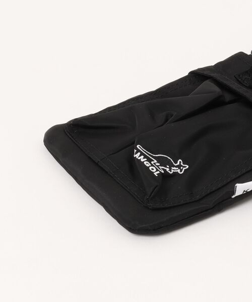 KANGOL（カンゴール）の「【KANGOL/カンゴール】ナイロン 3ポケット ミニショルダーポーチ / ショルダーバッグ（ショルダーバッグ・メンズ・ブラック/カーキ・FREE）」の4枚目の写真