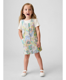 フローラル デニム ジャンパースカート (幼児・ベビー)