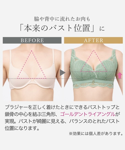 BRADELIS NEWYORK（ブラデリスニューヨーク）の「ノンワイヤーブラ26S2 ブラデリス 補正下着 ブラレット（ブラジャー・レディース・テラコッタ/オリーブ/ブラック・LL/L/M/S）」の14枚目の写真