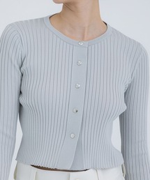 [WRAPINKNOT/ラッピンノット]EX.RIB CARDIGAN