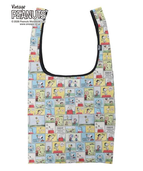 Samansa Mos2 Lagom(サマンサモスモスラーゴム)の「【FRUIT OF THE LOOM】PEANUTS トートバッグ(ハンドバッグ・キッズ・イエロー・F)」の8枚目の写真