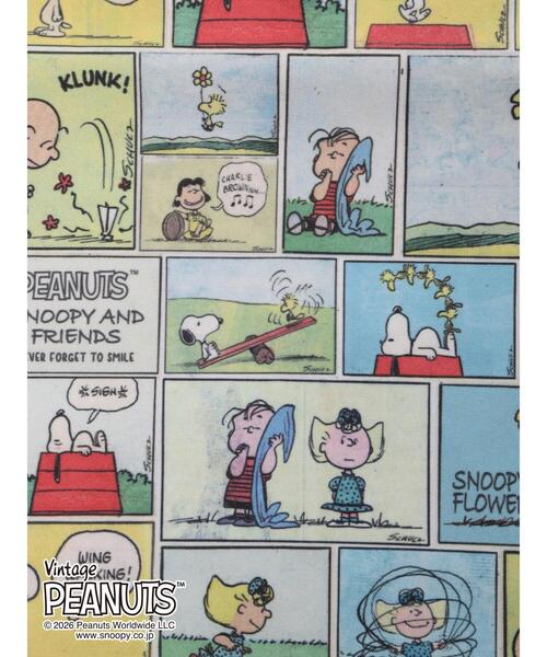 Samansa Mos2 Lagom(サマンサモスモスラーゴム)の「【FRUIT OF THE LOOM】PEANUTS トートバッグ(ハンドバッグ・キッズ・イエロー・F)」の4枚目の写真