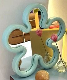 Made in I（メイドインアイ）の「2wayぷっくりフラワースタンドミラー（ミラー）」
