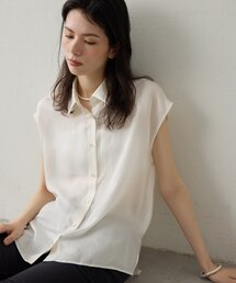 Drawing Numbers | 【Drawing Numbers】キュプラノースリーブスリットブラウス(シャツ/ブラウス)