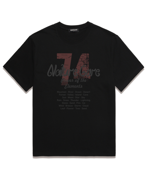 BARIGATE(バリゲート)の「74 NATURE CORE 半袖Tシャツ (BS039) ブラック(Tシャツ/カットソー・メンズ・その他・X-LARGE/LARGE/MEDIUM/SMALL/XX-LARGE)」の3枚目の写真