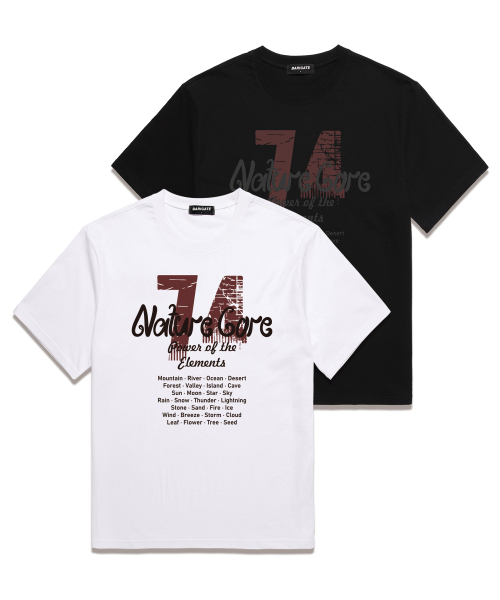 BARIGATE(バリゲート)の「74 NATURE CORE 半袖Tシャツ (BS039) ブラック(Tシャツ/カットソー・メンズ・その他・X-LARGE/LARGE/MEDIUM/SMALL/XX-LARGE)」の4枚目の写真