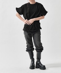 INSCRIRE（アンスクリア）の「Raffy Gauze Wire Tee（Tシャツ/カットソー）」