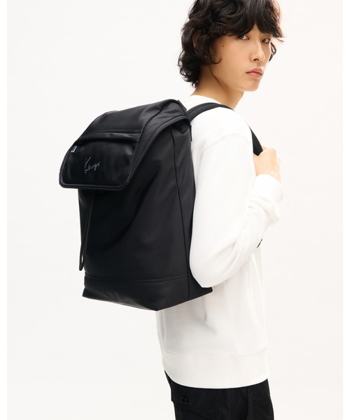 KENZO(ケンゾー)の「'KENZO Signature' バックパック(メッセンジャーバッグ・メンズ・ブラック系その他・ONE SIZE)」の4枚目の写真
