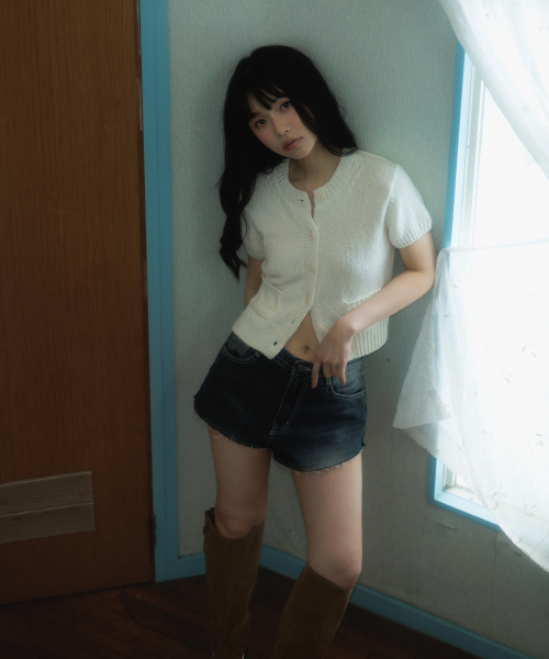 ROSEFRANTZ（ロゼフランツ）の「Pocket short sleeve knit cardigan [Ivory]（カーディガン/ボレロ・レディース・アイボリー・OS）」の15枚目の写真