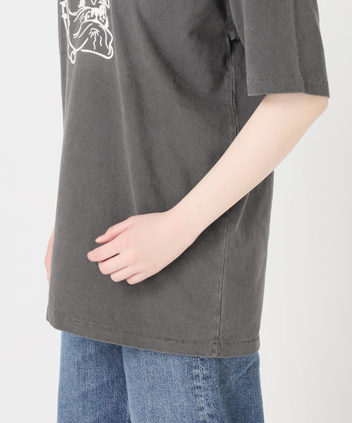 MIXTA（ミクスタ）の「MIXTA/ミクスタ HEMET CREW Tシャツ（Tシャツ/カットソー・レディース・アイボリー/ブラック・LARGE）」の18枚目の写真