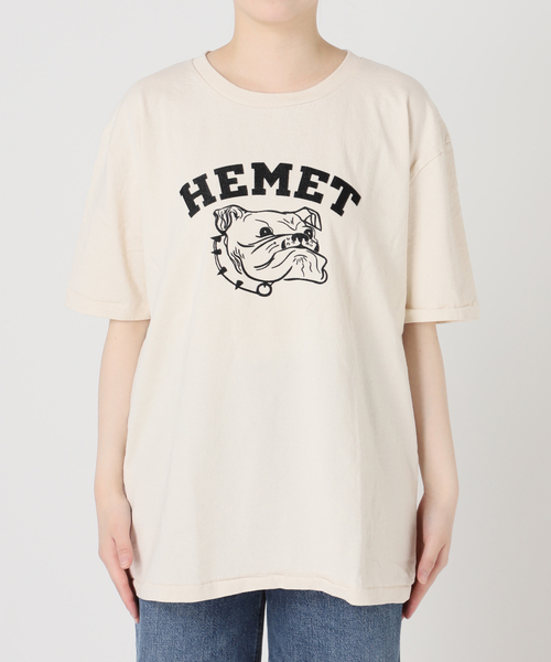 MIXTA（ミクスタ）の「MIXTA/ミクスタ HEMET CREW Tシャツ（Tシャツ/カットソー・レディース・アイボリー/ブラック・LARGE）」の22枚目の写真