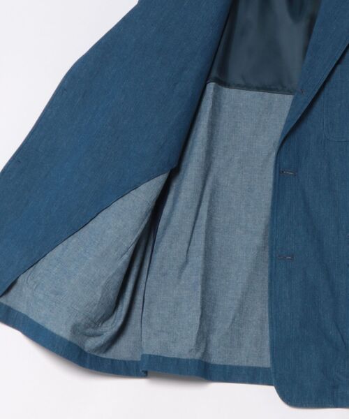 BLUE BLUE(ブルーブルー)の「Brooks Brothers /別注 ジャカードデニム 3Bジャケット(テーラードジャケット・メンズ・ブルー・S/M/L/XL)」の12枚目の写真