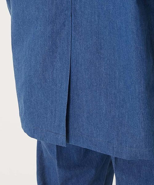 BLUE BLUE(ブルーブルー)の「Brooks Brothers /別注 ジャカードデニム 3Bジャケット(テーラードジャケット・メンズ・ブルー・S/M/L/XL)」の6枚目の写真