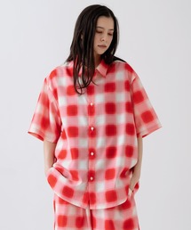 SIDEWAY STANCE（サイドウェイスタンス）の「【SIDEWAY STANCE】総柄 半袖シャツ（シャツ/ブラウス）」