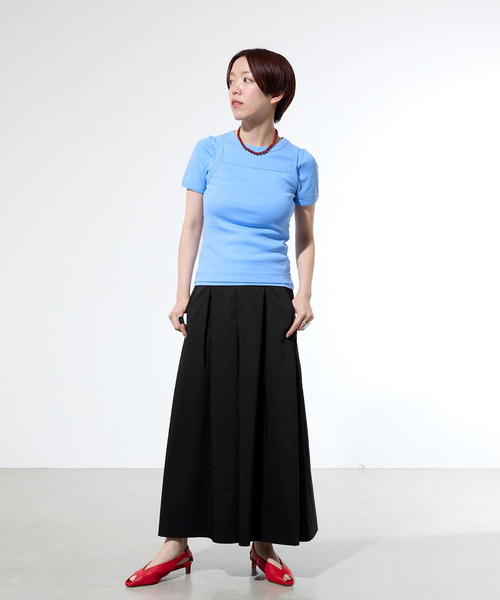 IENA(イエナ)の「《一部店舗限定》ウォッシャブルタックキュロットパンツ(その他パンツ・レディース・チャコールグレー/ブラック・36/38)」の15枚目の写真