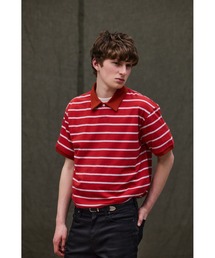 【FACTOTUM】 Retro Border Jersey S/S-POLO