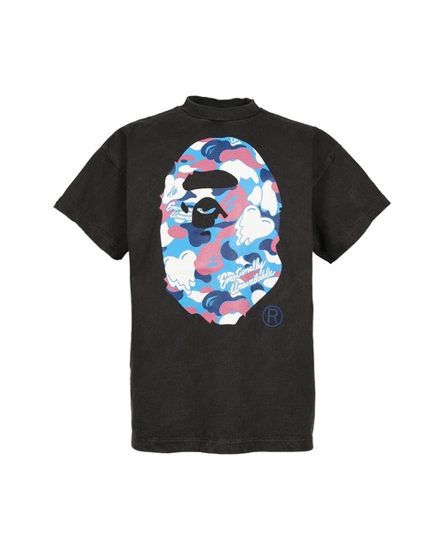 EMOTIONALLY UNAVAILABLE(エモーショナリー アンアベイラブル)の「EU APE S/S TEE(Tシャツ/カットソー・メンズ・ブルー/ブラック/アイボリー・MEDIUM/SMALL/X-SMALL/LARGE)」の2枚目の写真