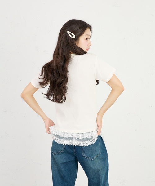 FCMM(エフシーエムエム)の「THERMAL HENLEY SS / サーマルヘンリーSS(Tシャツ/カットソー・レディース・アイボリー/ネイビー/グレー/ライトグリーン/ライトブルー/ブラック・MEDIUM/SMALL)」の10枚目の写真