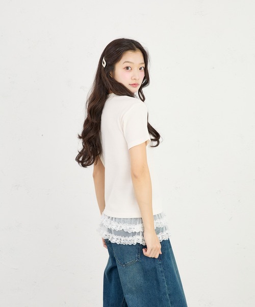 FCMM(エフシーエムエム)の「THERMAL HENLEY SS / サーマルヘンリーSS(Tシャツ/カットソー・レディース・アイボリー/ネイビー/グレー/ライトグリーン/ライトブルー/ブラック・MEDIUM/SMALL)」の9枚目の写真