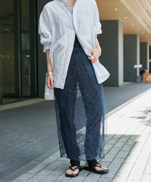 VERMEIL par iena(ヴェルメイユパーイエナ)の「Lace Overlay Scarf(バンダナ/スカーフ)」