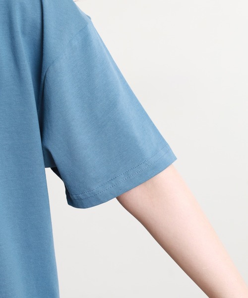 FUNALIVE(ファンアライブ)の「yuruyuruグラフィックTシャツ 半袖(Tシャツ/カットソー・レディース・ブラック/ブルー系その他/ブルー系その他2/ホワイト・M-L)」の12枚目の写真