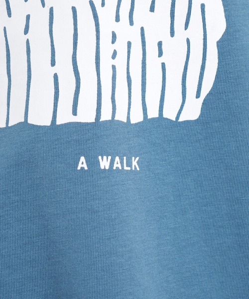FUNALIVE(ファンアライブ)の「yuruyuruグラフィックTシャツ 半袖(Tシャツ/カットソー・レディース・ブラック/ブルー系その他/ブルー系その他2/ホワイト・M-L)」の11枚目の写真
