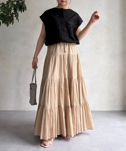 Jena espace merveilleux(ジェナ エスパスメルヴェイユ)の「【PalinkA/パリンカ】サファリフレンチシャツ(シャツ/ブラウス・レディース・キャメル/ブラック/アイボリー・FREE)」の21枚目の写真