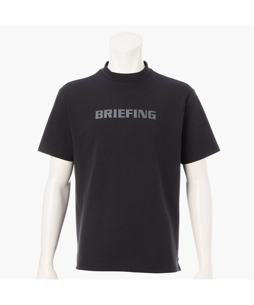 BRIEFING GOLF（ブリーフィング ゴルフ）/ゴルフ_カットソー BRIEFING GOLF／ブリーフィングゴルフ】MEN'S BACK BG LOGO HIGHNECK