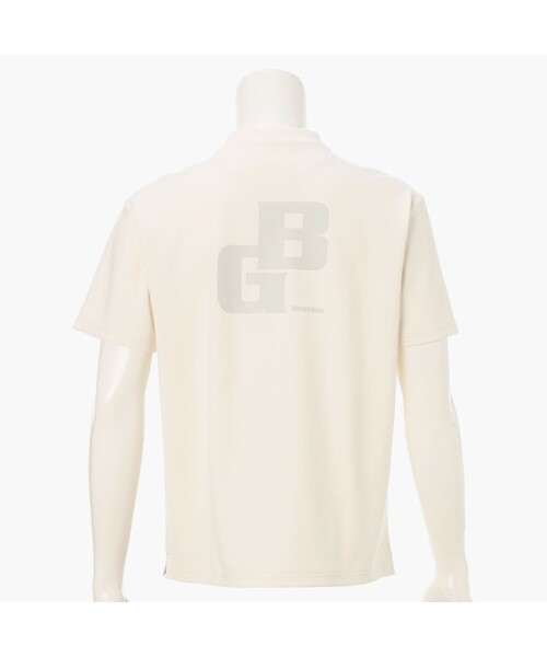 BRIEFING(ブリーフィング)の「【BRIEFING GOLF/ブリーフィングゴルフ】MEN’S BACK BG LOGO HIGHNECK RF(Tシャツ/カットソー・メンズ・グリーン系その他2/アイボリー/ブラック・L/M)」の5枚目の写真