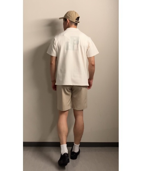 BRIEFING(ブリーフィング)の「【BRIEFING GOLF/ブリーフィングゴルフ】MEN’S BACK BG LOGO HIGHNECK RF(Tシャツ/カットソー・メンズ・グリーン系その他2/アイボリー/ブラック・L/M)」の4枚目の写真