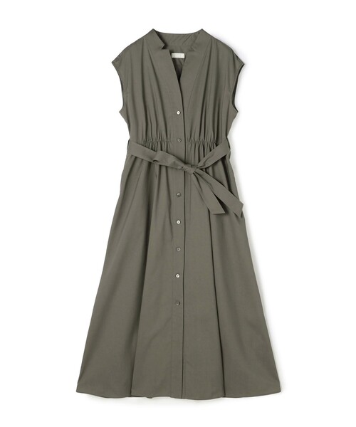 BALLSEY(ボールジィ)の「ポリエステルコットンタイプライター シャツワンピース(シャツワンピース・レディース・ネイビー/ブラウン/ライトブルー/グレー・36)」の2枚目の写真