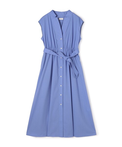 BALLSEY(ボールジィ)の「ポリエステルコットンタイプライター シャツワンピース(シャツワンピース・レディース・ネイビー/ブラウン/ライトブルー/グレー・36)」の4枚目の写真