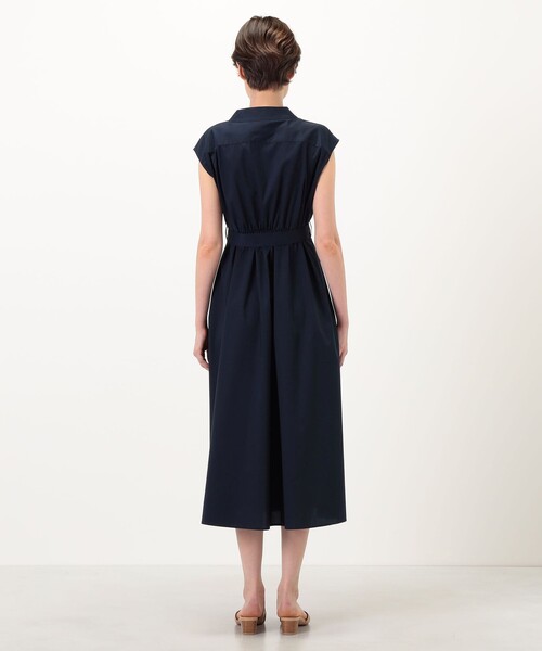 BALLSEY(ボールジィ)の「ポリエステルコットンタイプライター シャツワンピース(シャツワンピース・レディース・ネイビー/ブラウン/ライトブルー/グレー・36)」の7枚目の写真