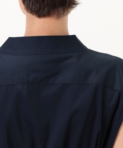 BALLSEY(ボールジィ)の「ポリエステルコットンタイプライター シャツワンピース(シャツワンピース・レディース・ネイビー/ブラウン/ライトブルー/グレー・36)」の9枚目の写真
