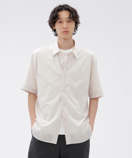 MARGARET HOWELL(マーガレットハウエル)の「TONAL STRIPE COTTON POPLIN(シャツ/ブラウス・メンズ・アイボリー・SMALL/MEDIUM/LARGE)」の1枚目の写真