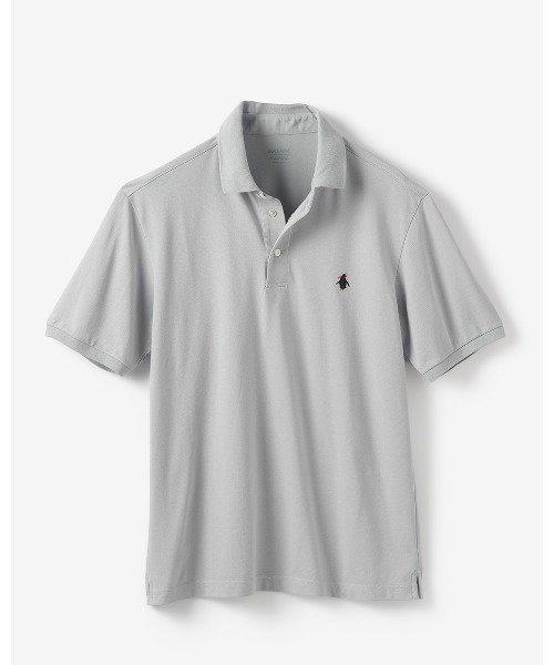 DoCLASSE( ドゥクラッセ)の「エクストラクリーン鹿の子ポロ・胸刺しゅう 半袖(Tシャツ/カットソー・メンズ・ロイヤルブルー/ピンク/サックスブルー/オレンジ/ライトグレー/ホワイト/ネイビー・3L/LL/S/M/L)」の2枚目の写真