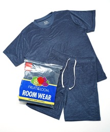 THE MILES（ザ マイルズ）の「"05"≪FRUIT OF THE LOOM≫2点セット パイル ルームウェア(半袖Tシャツ+ショートパンツ)（ルームウェア/パジャマ）」