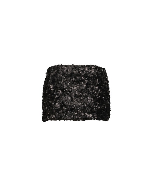 GLOWNY（グロウニ―）の「TWINKLE MINI SKIRT（スカート・レディース・ブラック/ブルー・SMALL/MEDIUM）」の9枚目の写真